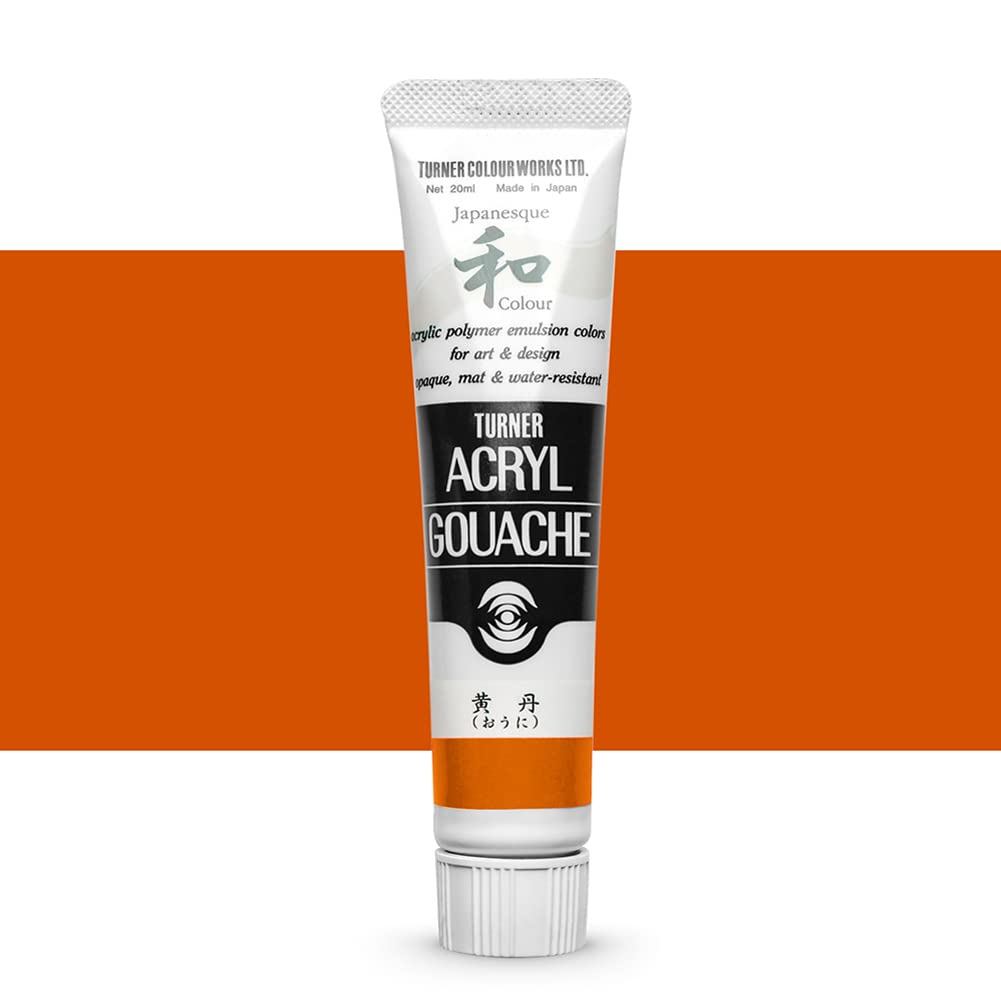 アクリル画　6号 Amazon | ターナー色彩 アクリルガッシュ ジャパネスクカラー 黄